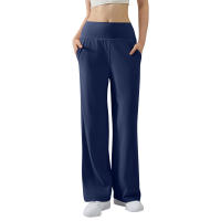 Pantalones De Yoga Para Mujer Cintura Alta Ajustados Con Control De Abdomen Y Levantamiento De Glúteos Pantalones De Fitness Elásticos De Pierna Ancha Para Deporte Y Yoga - details 2