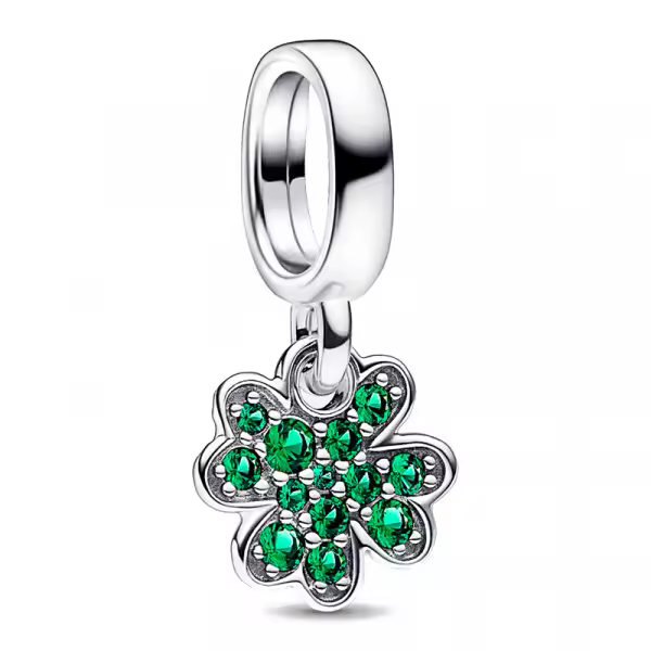 Pandora - Charm Colgante Trébol de Cuatro Hojas 792751C01 - 1