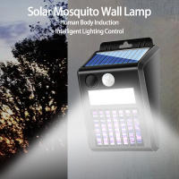 Luces Solares Exterior con Sensor de Movimiento - Mata Mosquitos - Luz Ultravioleta UV - Energía Solar - details 5