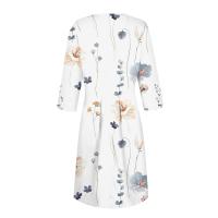 Vestido Para Mujer Traf 2024 De Manga 3/4 Casual Y Elegante Con Bolsillo Y Cierre Trasero Vestido Femenino De Organza Mid-calf Para Todas Las Temporadas - details 15