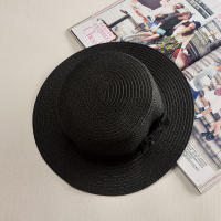 Sombrero De Paja Con Lazo COKK Panama Para Mujer Casual Verano Protección Solar Banda Ancha Sombreros De Playa Unisex - details 8