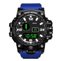 Reloj Deportivo Digital Para Hombre YIKAZE Reloj Militar Multifuncional Resistente Al Choque Con Pantalla LED Y Luz Trasera Regalo Para Niños - details 16