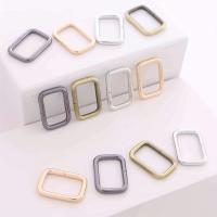 5pcs Anillos De Metal Rectangular Para Correa De Cuero Ganchos Para Bolsas Y Bricolaje De 5 Piezas Accesorios Para Bricolaje - details 0