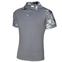 Camisa Táctica De Camuflaje Para Hombres Secado Rápido Manga Corta Militar Camiseta De Exterior Caza Senderismo Camisas - details 10