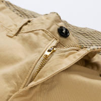 Shorts Casuales Para Hombres Algodón Puro Estilo Recto Moda Verano Pantalones Deportivos Trabajo Cinco Puntos Caballo - details 13