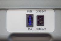 INDELB - Nevera portátil de 41 litros, 12/24VCC - 55W - Camper - Autocaravana - Luz interior - Dimensiones: 445 x 350 x 585mm - details 4