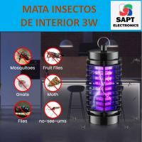 Matamoscas y Mosquitos Eléctrico 3W, con Luz UV LED, Base de Recogida, Colgante o de Mesa, Silencioso SILVANO - details 1
