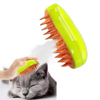 Peine Para Mascotas 3 En 1 Con Vapor Para Perros Y Gatos Limpieza Automática Masaje Eliminación De Pelos Con Spraying - details 6