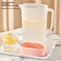 Jarrón De Agua 2500ml Con Tapa Resistente Al Calor Y Al Frío Para Refrigerador Contenedor De Té Y Limonada Adecuado Para Leche De Soja - details 1