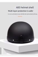 Casco Eléctrico Para Hombres Y Mujeres Protección Solar Moto Casco Mitad Para Todas Las Estaciones Peso 880G Material ABS - details 5
