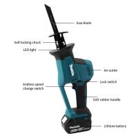 Sábanas Eléctricas Reciprocantes De Batería Recargable Makita 18V Herramienta De Corte De Madera Y Metal Portátil Sin Incluir Batería - details 1