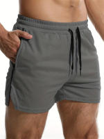 Shorts De Running Para Hombre Estilo Verano Deporte Fitness Malla Secado Rápido Transpirable Entrenamiento Pantalones De Sudor - details 19