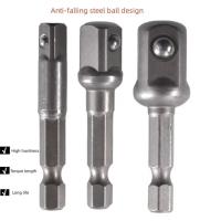Juego De Adaptadores De Encabo De Acero Cromo Vanadio Con Cabeza Cuadrada Y Rosca Hexagonal Para Brocas 1/4" 3/8" 1/2" Herramientas Eléctricas DIY - details 2