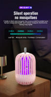Trampa Electrónica De Insectos Y Mosquitos Killer Luz Interior Con Anillo Para Colgar Sin Batería Luz Atrayente Para Insectos - details 6
