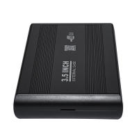 Carcasa De Disco Duro 3.5 Pulgadas Para SSD Y HDD SATA USB 2.0 Cubierta Protectora Negra Aluminio Externa Enclosure - details 3