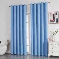 Cortinas Para Niños Con Estrellas Y Negro Resistente Al Sol Para Dormitorio Y Sala De Estar Ventanas Modernas De Doble Capa Sin Encaje - details 13
