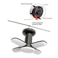 Lámpara De Camping LED Solar Recargable 4500mAh 1000LM Banco De Energía Emergencia 6 Modos De Luz Plegable Para Camping Pesca - details 18