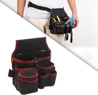 Bolsa De Herramientas Multifuncional De Tela Oxford Para Eléctricos Impermeable Y Anticaída Organizador De Cinturón Portátil - details 0