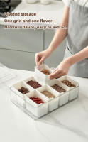 Caja De Almacenamiento Para Condimentos 8 En 1 Juego De Botellas De Especias Organizador De Cocina Contenedor Moderno De Acrílico - details 6