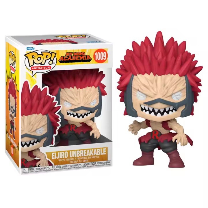 Figura Pop My Hero Academia Eijiro Unbreakable-Figura de Vinilo Coleccionable - Idea de Regalo- Mercancia Oficial - Juguetes para Niños y Adultos - Movies Fans - Muñeco para Coleccionistas y Exposición - 1