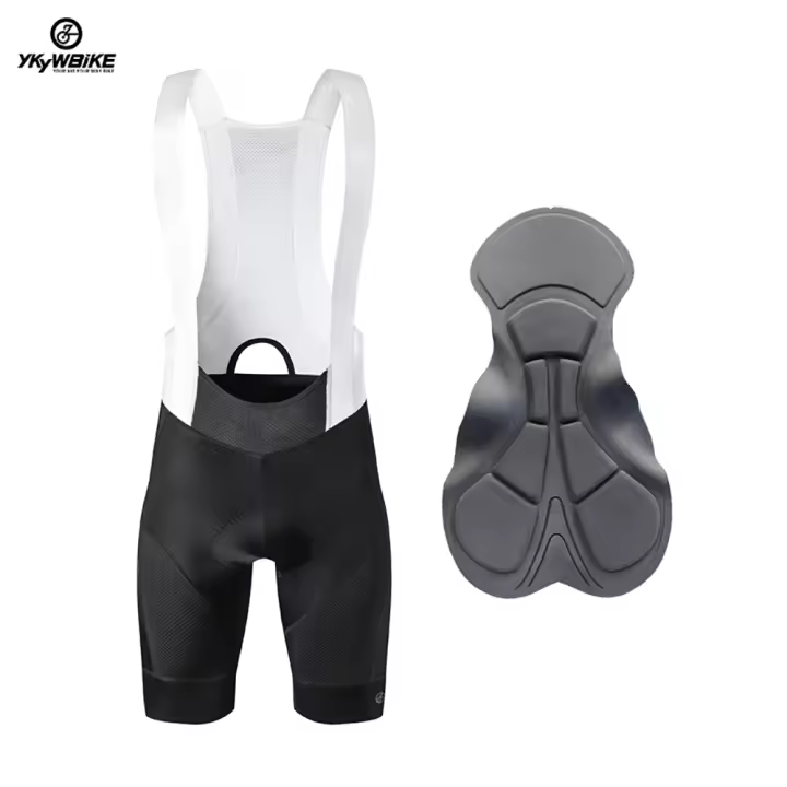Shorts De Ciclismo Bib Para Hombres Ropa De Bicicleta Deportiva Algodón Y Spandex Cómodo Para 6 Horas De Montar Bicicleta - 1