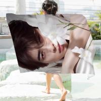 Toalla De Playa Microfibra Absorbente Y Secado Rápido Suave Para Yoga Natación Senderismo Toalla De Baño Cha Eun Woo Corea Tamaño 76x182 Cm - details 4
