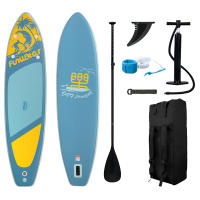 FunWater Tabla de Surf Hinchable de pie para Surf Ultrarresistente, Ligera y Estable, Tabla de Surf Sup, Accesorio de Remo Ajustable, Bomba, Mochila de Viaje, Correa de Seguridad, Remo Inflable para jóvenes y Adultos - details 4