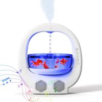 Humidificador antigravedad, Altavoz Bluetooth, Luz Ambiental, atomizador de Niebla grande para el hogar, humidificador de Aire Pequeño, Blanco (sin peces) - details 0