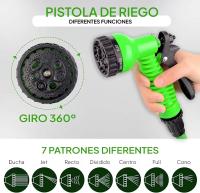 Manguera extensible - (7,5m - 15m - 30m-45m) - Manguera extensible jardin - Manguera extensible riego - Manguera jardin extensible - Manguera flexible - details 0