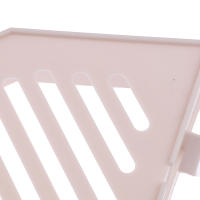 Estante De Plástico Para El Baño Soporte De Esquina Para Artículos De Higiene Y Cosméticos Montado En La Pared Sin Perforar Organizador De Espacio - details 12