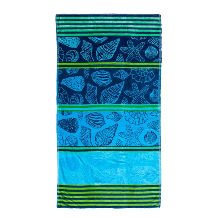 SUN & SURF Toalla de Playa Jacquard Grande 90x170 Ultra Suave Terciopelo Algodón 100% - Alta Calidad y Colores PREMIUM - 1