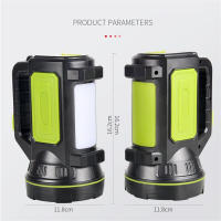 Linterna De Búsqueda LED Potente Recargable Con 2 Modos De Iluminación Torcha Eficiente Para Emergencias Senderismo Camping - details 12