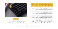 Teclado Mecánico De Juego Akko 5108B plus Negro Y Oro Con Retroiluminación RGB Tipo-C/2.4GHz/Bluetooth 5.0 Hot Swap Iso-uk/de/nordic 108 Teclas - details 6