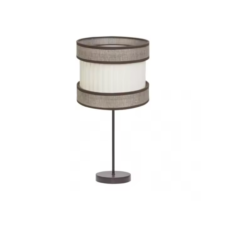 Fabrilamp - Sobremesa Alto Home 1xe27 Marron/marron-beis 61x30x30 Cm - 1