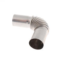 Conector De Tubo De Elbow De Acero Inoxidable 24mm Para Calentador De Aire Y Barco Partes De Calentador De Coche Con Clip - details 8