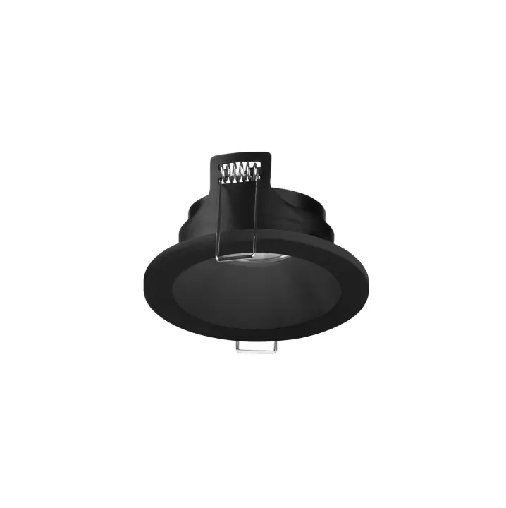 FORLIGHT Ter - Downlight Empotrable de Techo de 90mm de Diámetro para Bombilla GU10 en Color Negro - 1