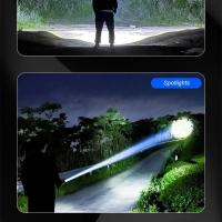 Linterna LED Potente 1000W Recargable Tipo-C 15000mah Para Camping Lanterna De Zoom 9000M Con Salida De Luz De Punto Fijo Resistente Al Agua Y Choque - details 37
