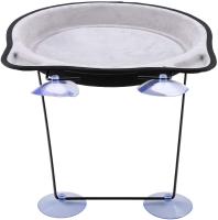 Asiento para mascotas Cama para gatos Cama para perca Asiento colgante montado en la hamaca (gris) - details 0