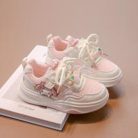 Zapatillas De Tenis Para Niñas Cuaderno Kuromi Moda Versátil Infantil Antideslizantes Transpirables Cómodas Para Escuela Y Deporte Tallas True Fit Material Superior De Cuero PU Suela De Goma - details 7