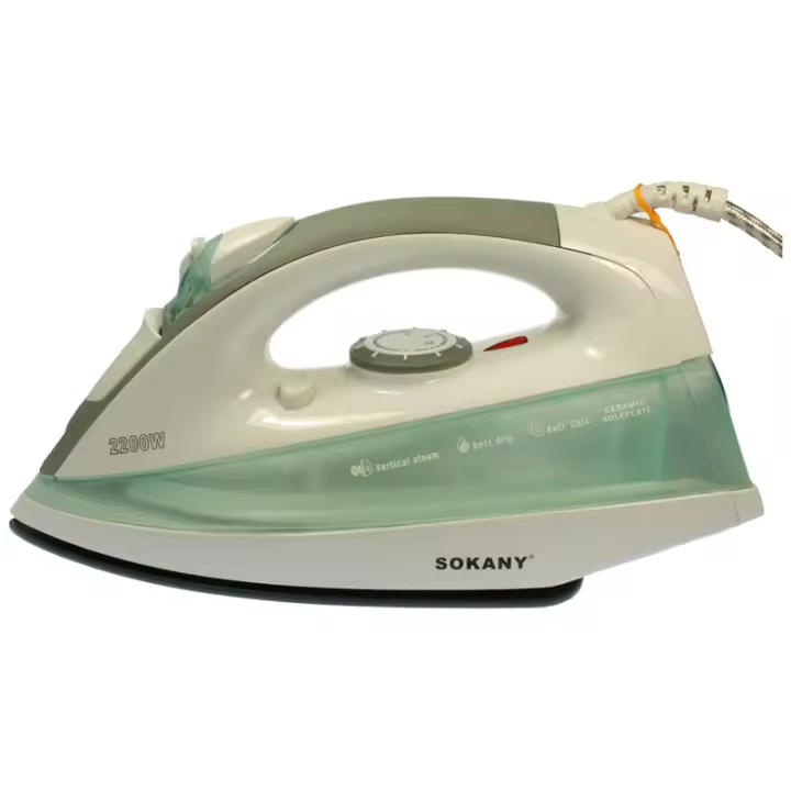 Plancha Sokany Dy-186 Plancha Vapor 2200w Color Verde - 1