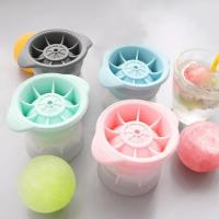 Molde De Hielo Redondo Para Whiskey De Silicona 1 Pieza Herramienta De Cocina Para Cubitos De Hielo Y Bricos Ecológico - details 1