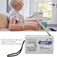 Radio portátil, Radio transistor AM FM with high Volumen, Radio transistor activado por Agua, aproximadamente W91 × H52 × D21 (MM) (sin baterías, Con logotipo/sin logotipo si transportará halously) - details 2