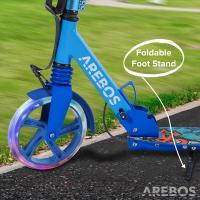 AREBOS Patinete con ruedas de goma con LED | Suspensión delantera - details 31