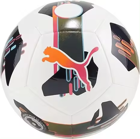 PUMA Orbita 7 MS balón de fútbol, color PUMA White-multico, talla 5 - ¡Perfecto para tus habilidades futbolísticas! - 1