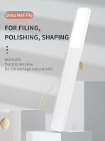 Archos De Uñas De Vidrio Transparente Con Caja Fichas De Pulido Y Polimento Herramienta Brillante Para Manicura 2/5Pcs - details 0
