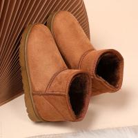Botas De Invierno Para Mujer De Alta Calidad Antideslizantes Impermeables Con Piel Suela De Goma Botas De Nieve Para Exteriores Estilo Conciso Talla Verdadera - details 6
