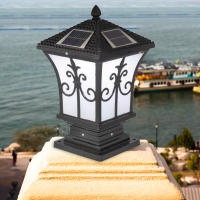 Lámpara De Pared Solar LED Retro Control Remoto Impermeable Para Jardín Decoración De Valla Puerta De Porche Luz Nocturna - details 2