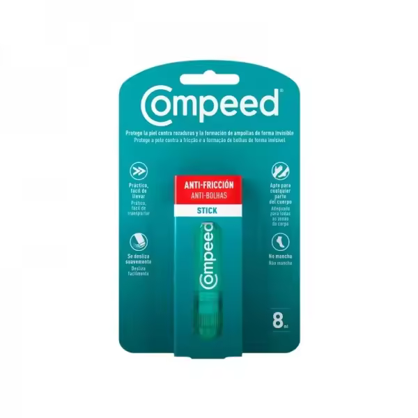 COMPEED Stick Anti-fricción, Tratamiento de Pies Fricción y Ampollas, Barra 8 ml - 1