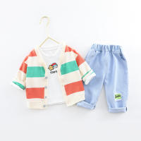 Ropa De Bebé Para Primavera/Otoño Conjunto De 3 Piezas Niños Niñas Camisa Chaleco Pantalones Estilo Casual Traje Infantil - details 3