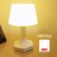 Lámpara De Noche Recargable USB Para La Cama Con Dos Botones De Color Luz LED Para El Ojo Cuidado Lectura Estudio Decoración De La Mesa - details 4
